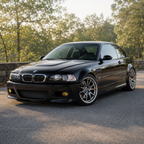 Front Bumper Look M3 BMW 3 Series E46 with yellow fog lights