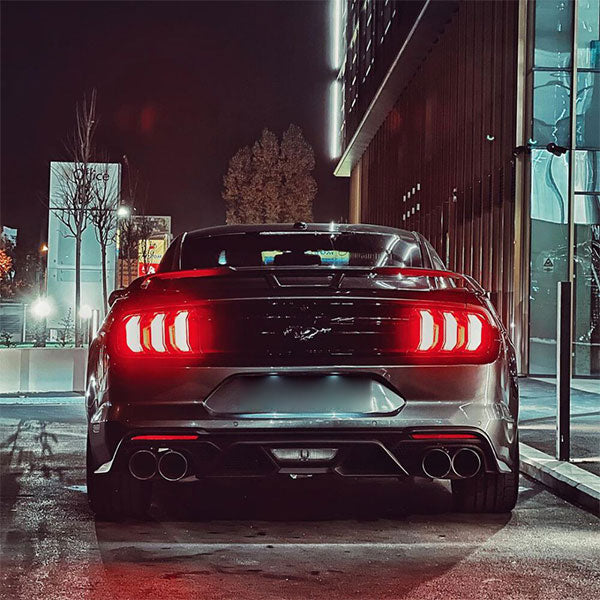 PARACHOQUES TRASERO + DIFUSOR TRASERO ESTILO GT500 (MUSTANG 18-21, GT, ECOBOOST)