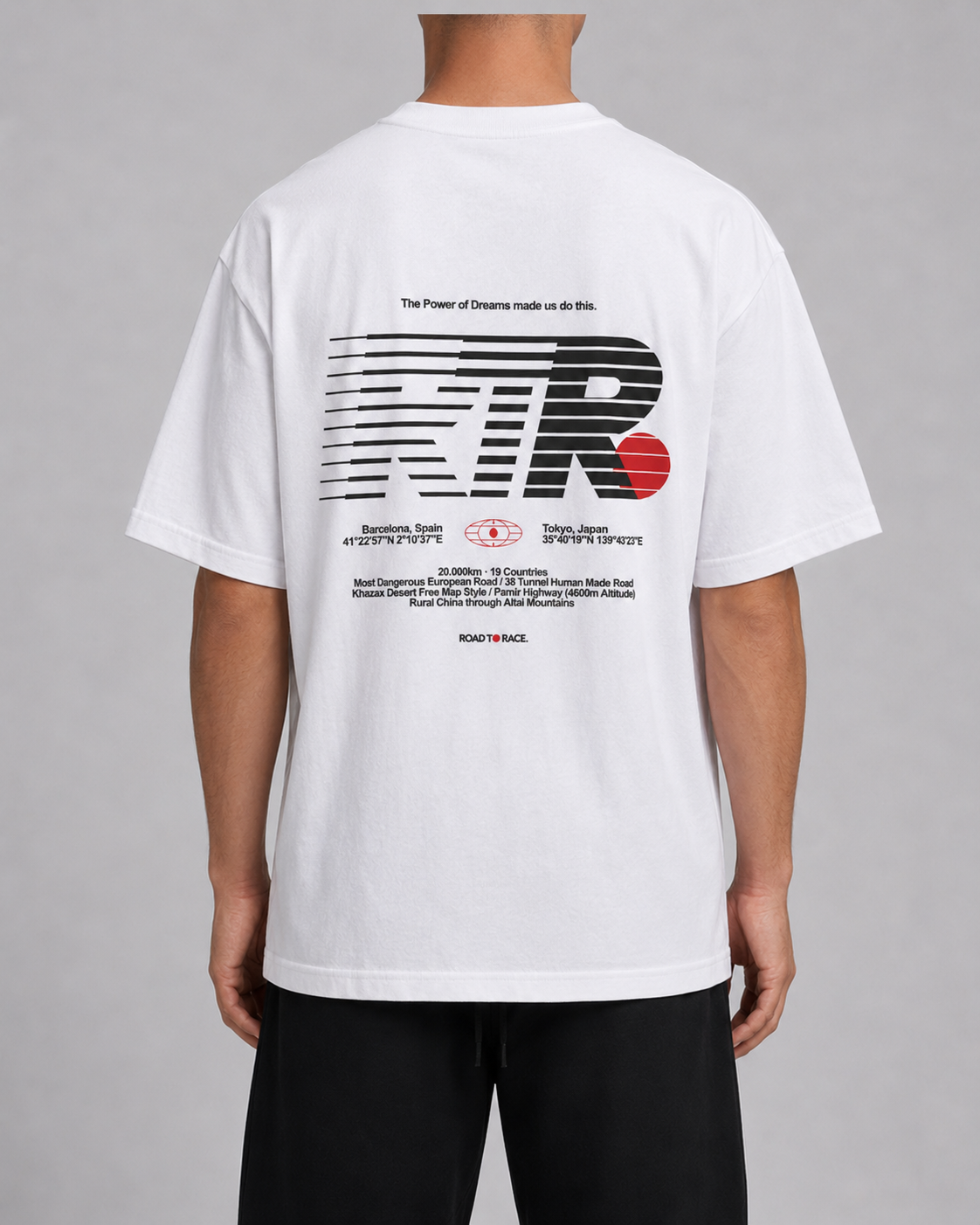 "ROAD TO RACE" T-SHIRT