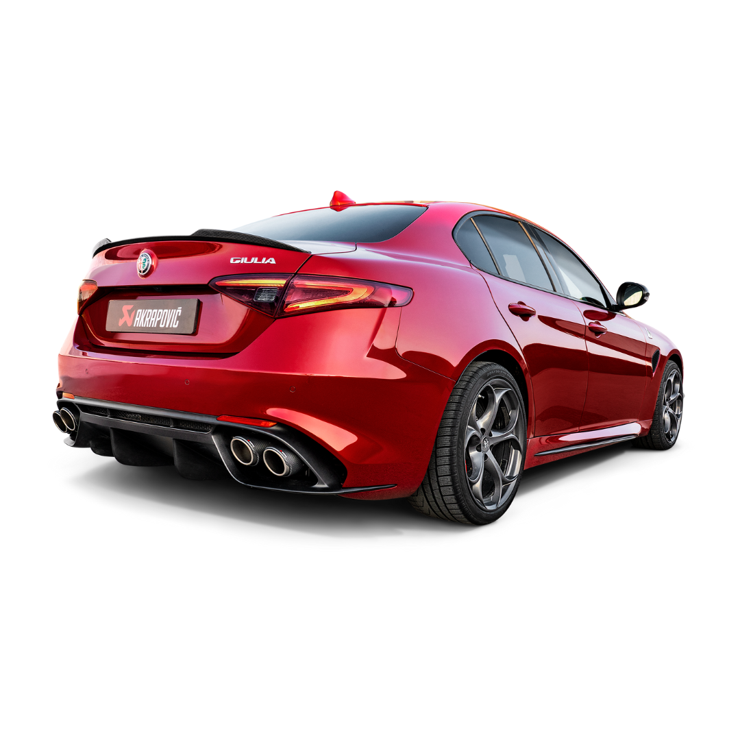 Escape Akrapovic Slip-On Line Titanio Alfa Romeo Giulia Quadrifoglio (952)