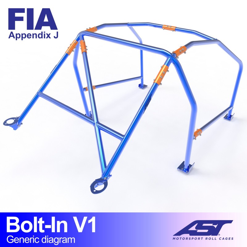 ARCO DE SEGURIDAD SEAT IBIZA (6K) 3-DOORS HATCHBACK BOLT IN V1 CON INSTALACION - FULL GAS