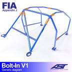 ARCO DE SEGURIDAD SEAT IBIZA (6K) 3-DOORS HATCHBACK BOLT IN V1 CON INSTALACION - FULL GAS