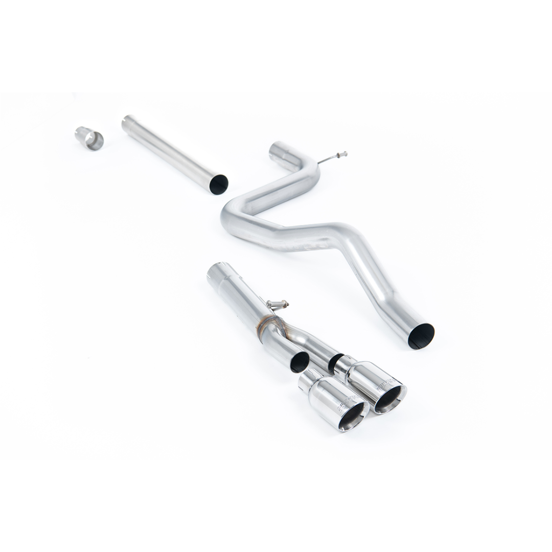Escape Milltek Cat-Back Seat León FR 2.0 TDI 150 CV 3 y 5 Puertas (5F) – Sin Resonador