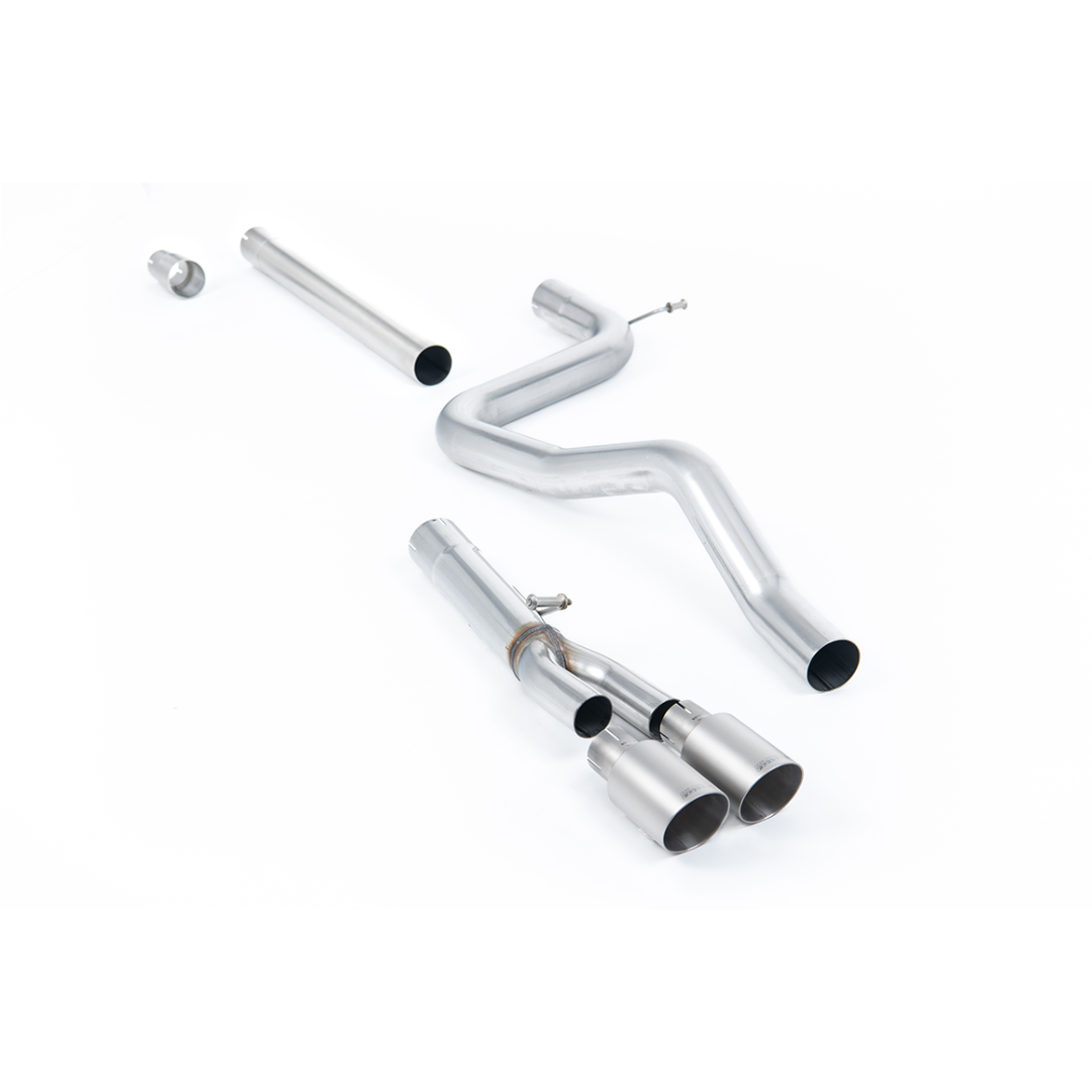 Escape Milltek Cat-Back Seat León FR 2.0 TDI 150 CV 3 y 5 Puertas (5F) – Sin Resonador