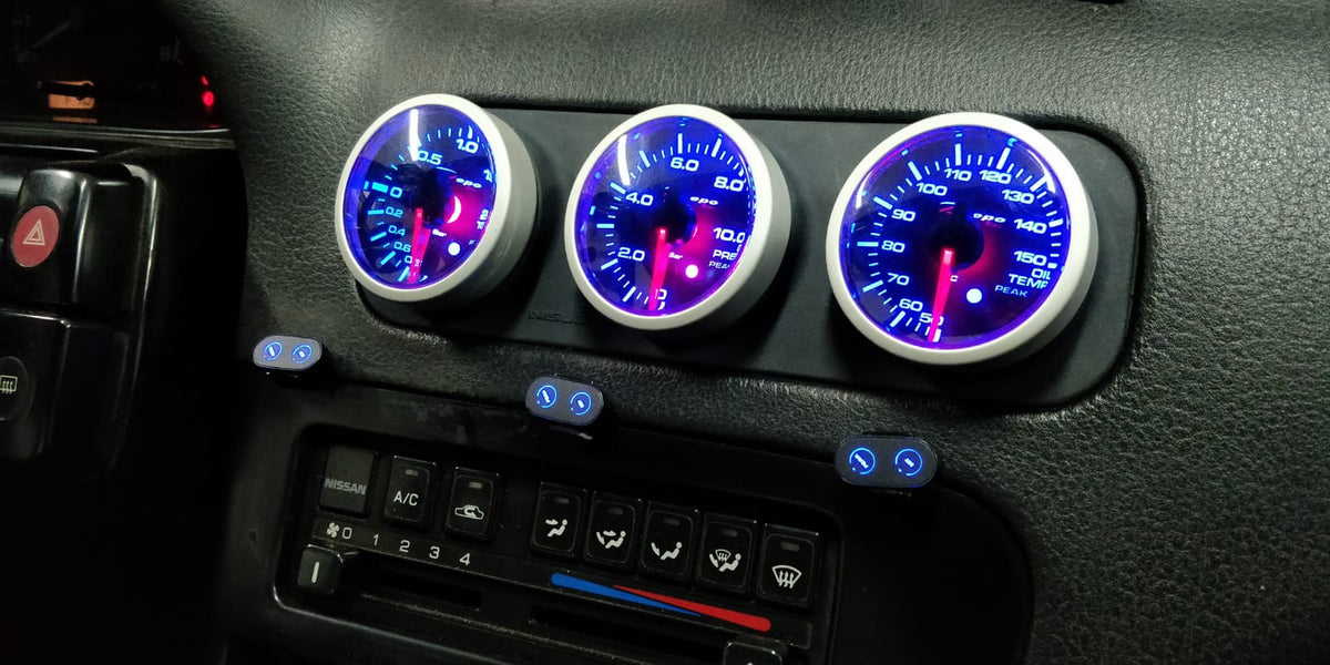 Soporte de 3 relojes Nisuba Nissan Silvia S13 - foto 2