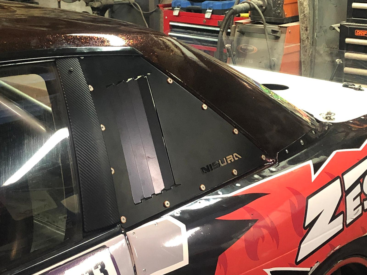 Ventanas laterales traseras de aluminio Nisuba Nissan Silvia PS13 - foto 3