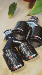 COLA DE ESCAPE 90mm DOBLE EFECTO CARBONO - FULL GAS