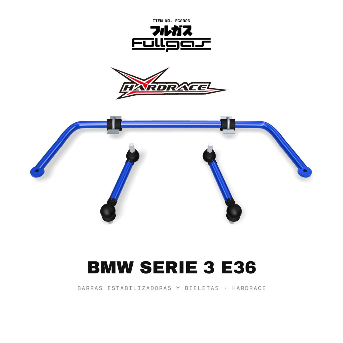 Barras estabilizadoras y bieletas Hardrace BMW Serie 3 E36