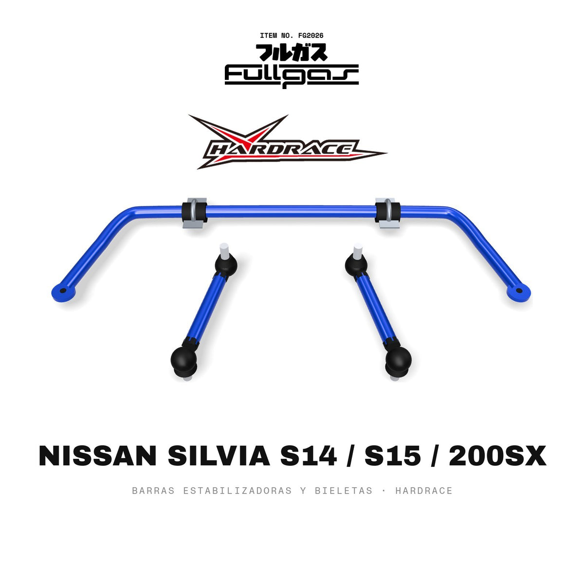 Barras estabilizadoras y bieletas Hardrace Nissan Silvia S14 / S15 / 200SX