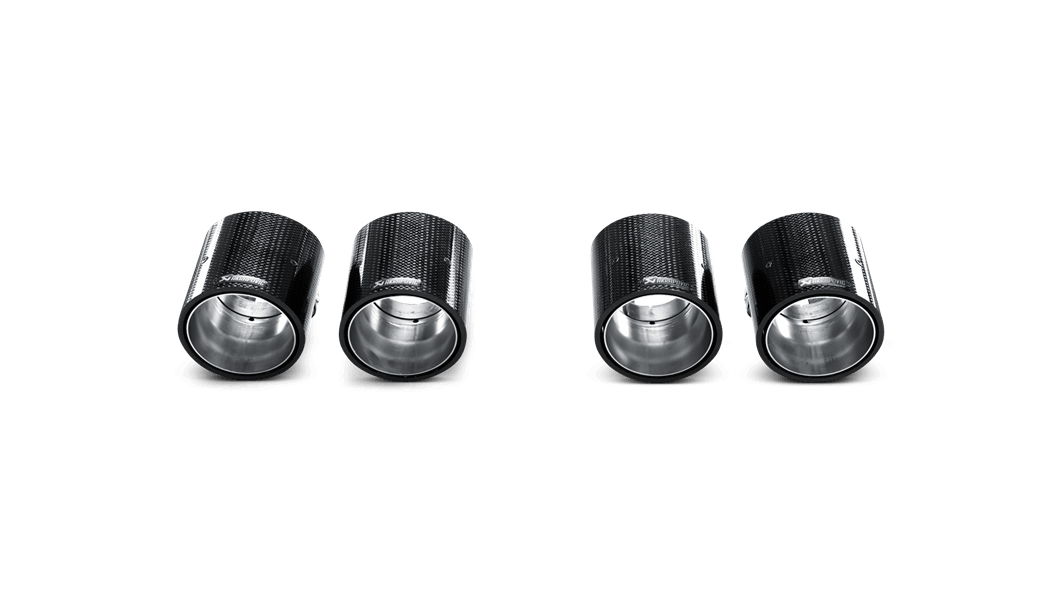 Juego de Colas Akrapovic Carbono BMW Serie 1 M Coupé (E82)