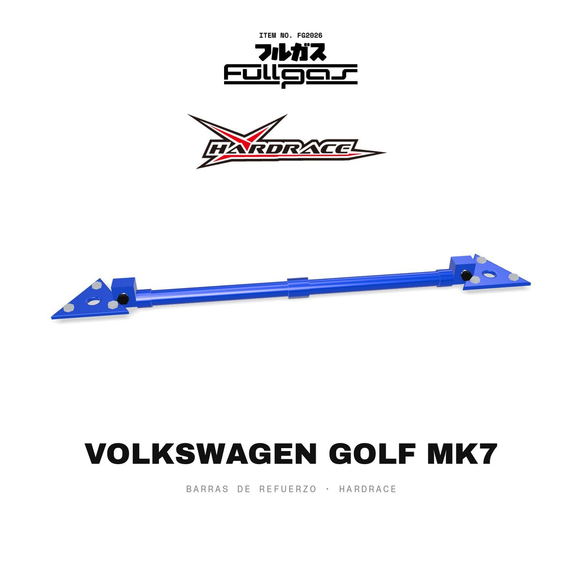 Barras de refuerzo Hardrace Volkswagen Golf Mk7