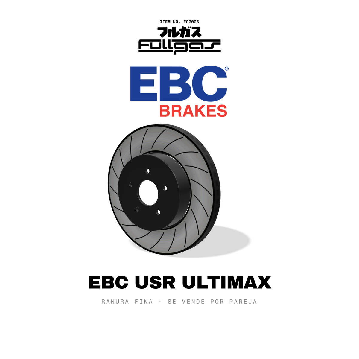 Disco de freno EBC USR Ultimax (ranura fina)
