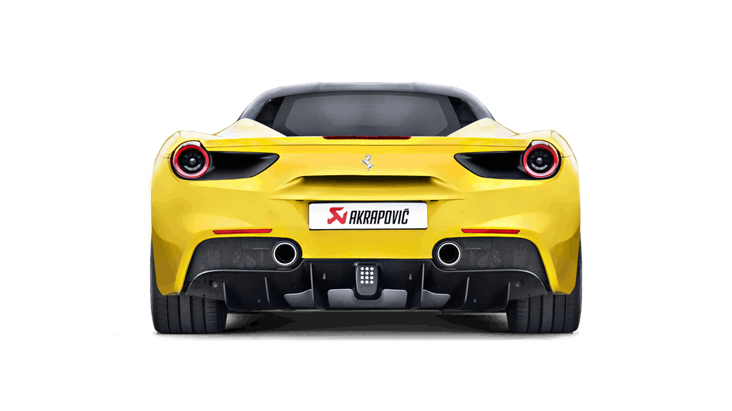 Escape Akrapovic Slip-On Line Titanio Ferrari 488 GTB / 488 Spider