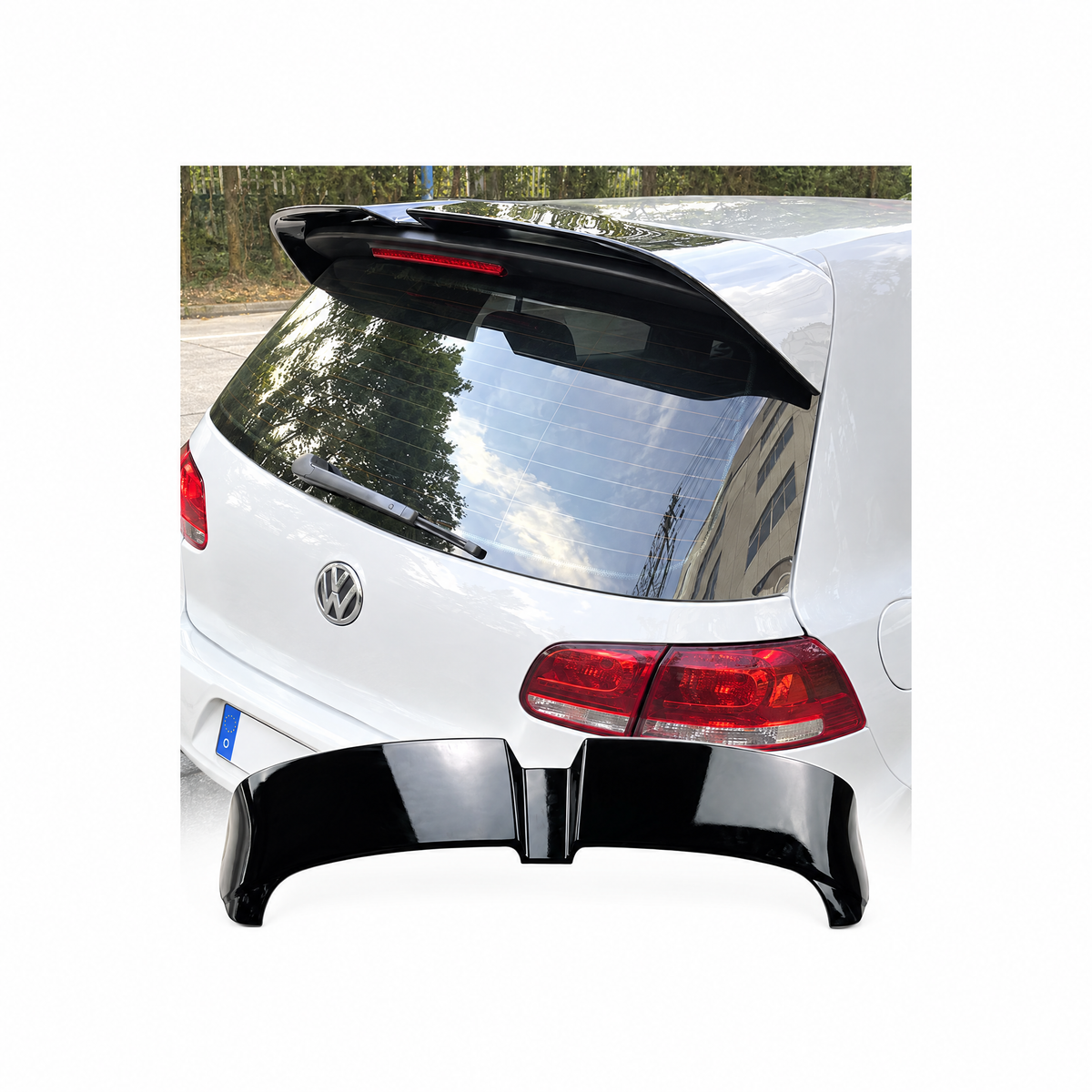 Alerón look Oettinger negro brillo Volkswagen Golf 6