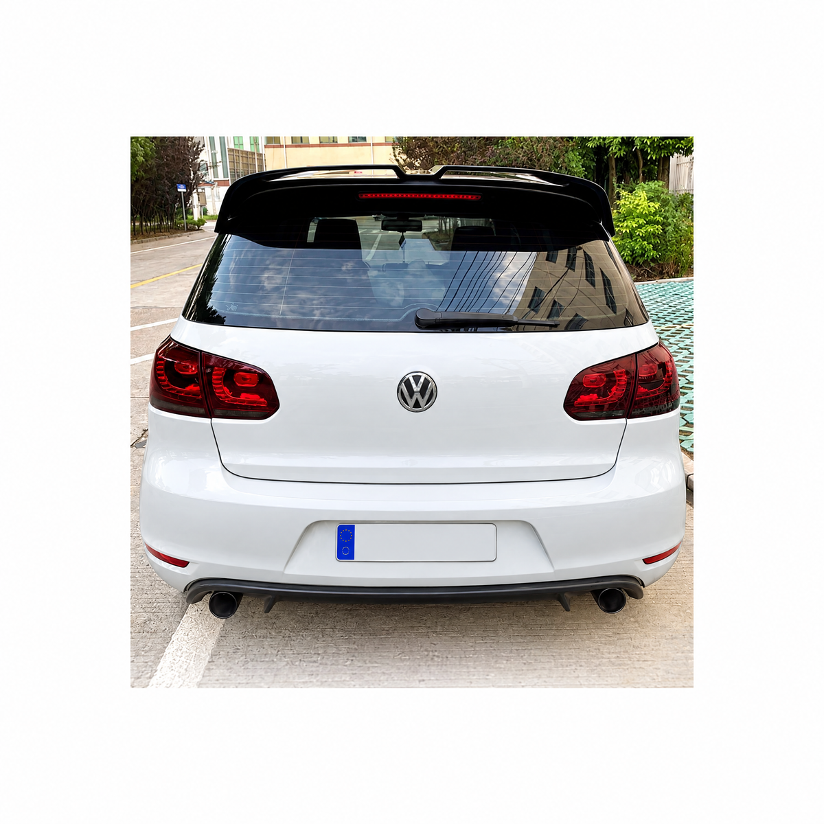 Alerón look Oettinger negro brillo Volkswagen Golf 6