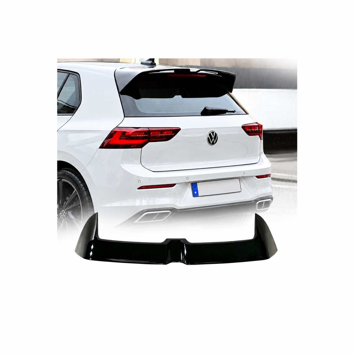 Alerón look Oettinger negro brillo Volkswagen Golf 8