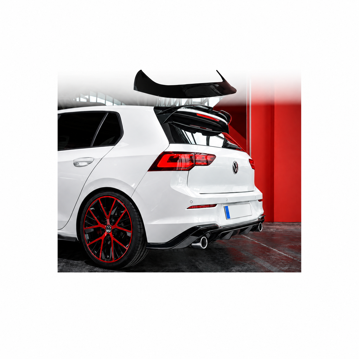 Alerón look Oettinger negro brillo Volkswagen Golf 8