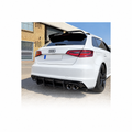 Alerón look Oettinger negro brillo Audi A3 8V montado