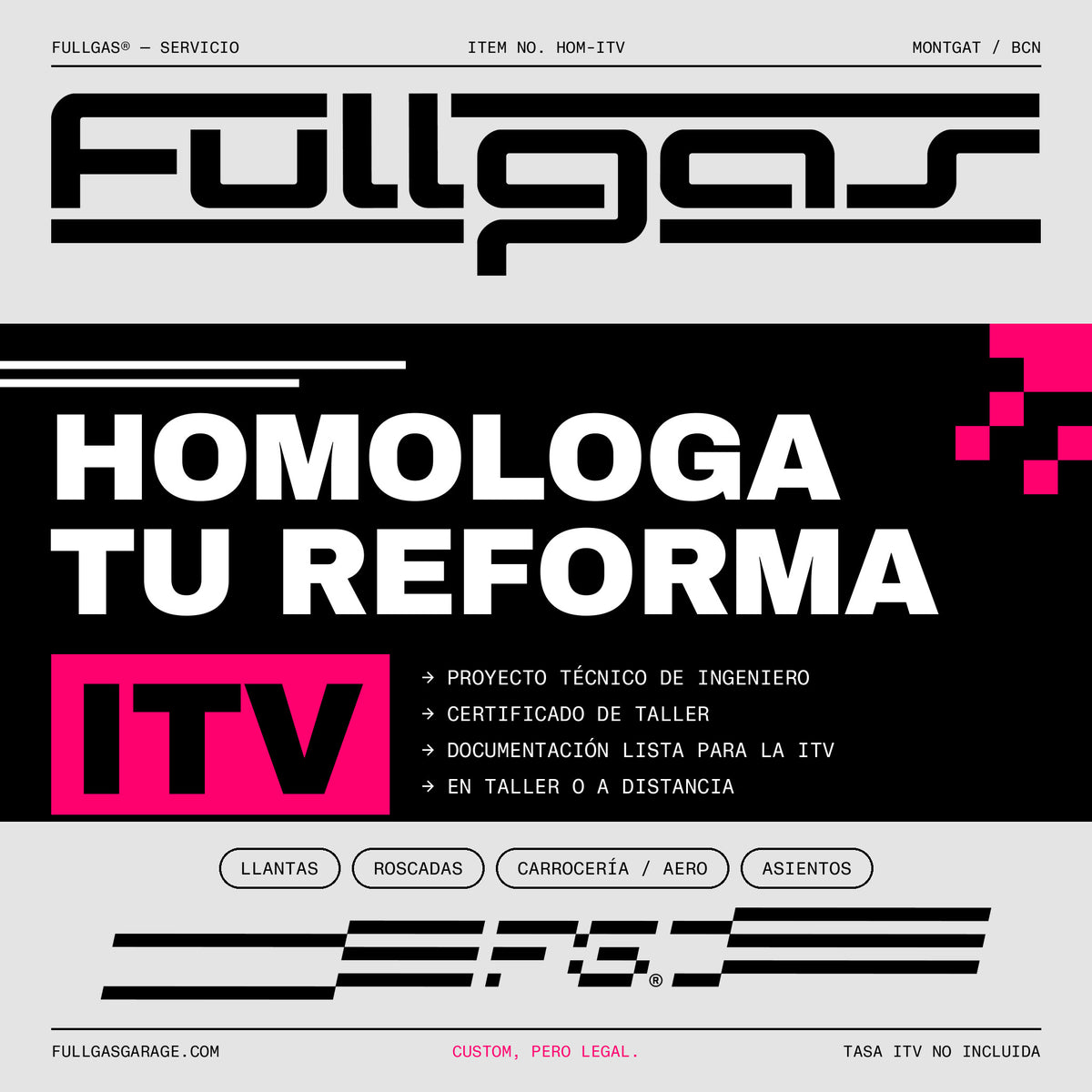 Homologación de reformas ITV - FULLGAS