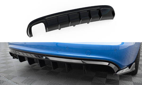 Audi A4 S-Line Sedan Avant B8 Double Exhaust Tailpipe Side Diffuser