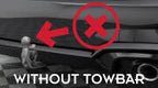 BMW M340i G20 G21 diffuser compatible with towbar
