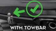 BMW M340i G20 G21 diffuser compatible with towbar