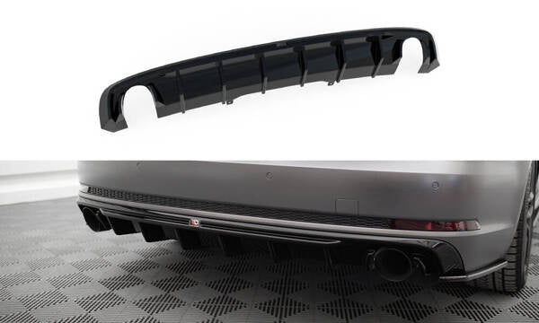 Diffuser V.1 Audi A4 S-line B9 (Version with double exhaust on one side)