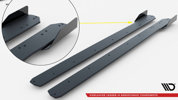 Taloneras Street Pro V.2 + Flaps Audi S3 Sportback / A3 S-line Sportback 8Y / 8Y Facelift