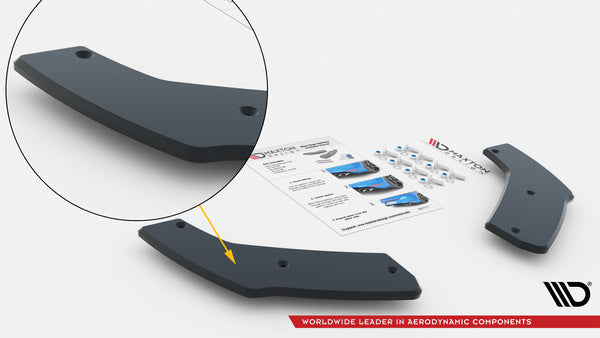 Splitters laterales traseros Street Pro KIA Proceed GT Mk1 Facelift