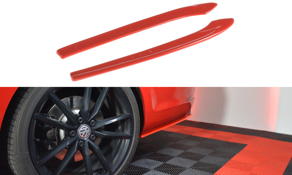 Splitters laterales traseros V.2 VW GOLF 7 R VARIANT FACELIFT