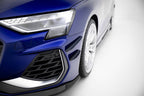 Canards (Deflectores delantero parachoques) Audi A3 S-Line Berlina / Sedán / S3 Berlina / Sedán 8Y Facelift