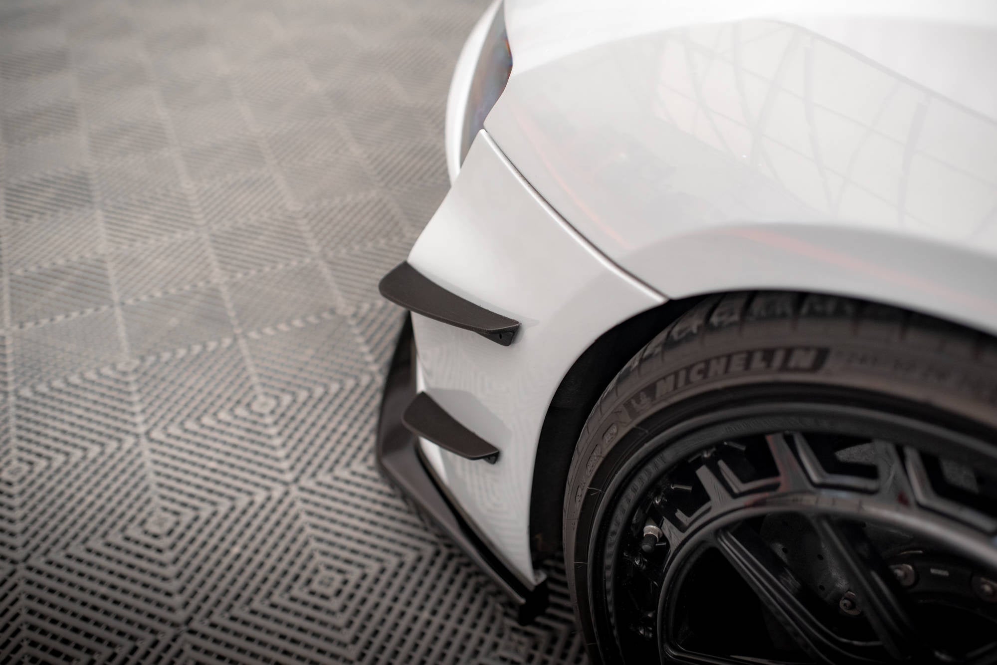 Canards (Deflectores delantero parachoques) Audi R8 Mk2 Facelift