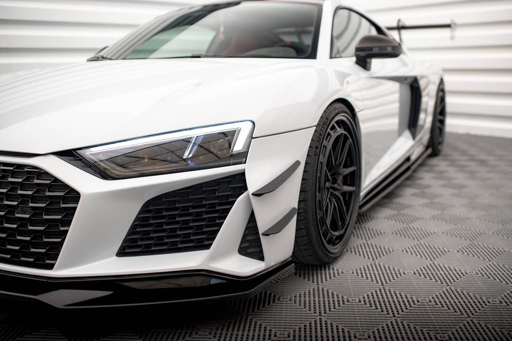 Canards (Front Bumper Deflectors) Audi R8 Mk2 Facelift