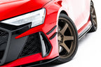 Canards (Front Bumper Deflectors) Audi RS3 Sedan / Saloon 8Y Facelift