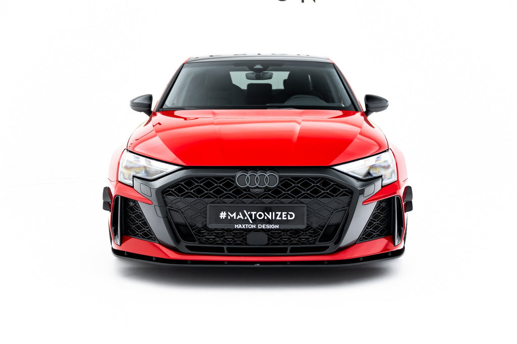 Canards (Front Bumper Deflectors) Audi RS3 Sedan / Saloon 8Y Facelift
