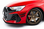 Canards (Front Bumper Deflectors) Audi RS3 Sedan / Saloon 8Y Facelift