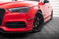 Canards (Deflectores delantero parachoques) Audi S3 / A3 S-Line 8V Berlina / Sedán / Cabrio