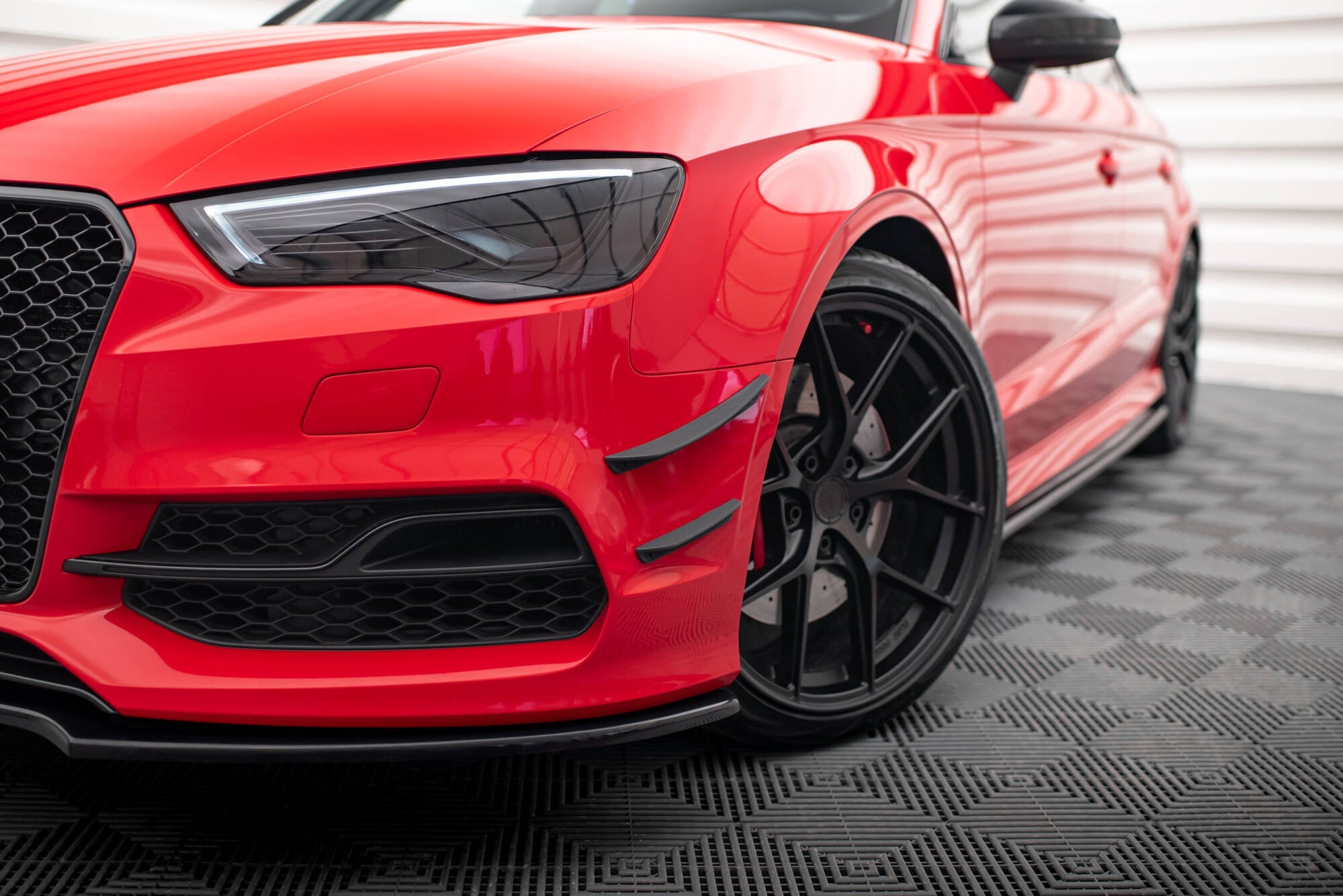 Canards (Deflectores delantero parachoques) Audi S3 / A3 S-Line 8V Berlina / Sedán / Cabrio
