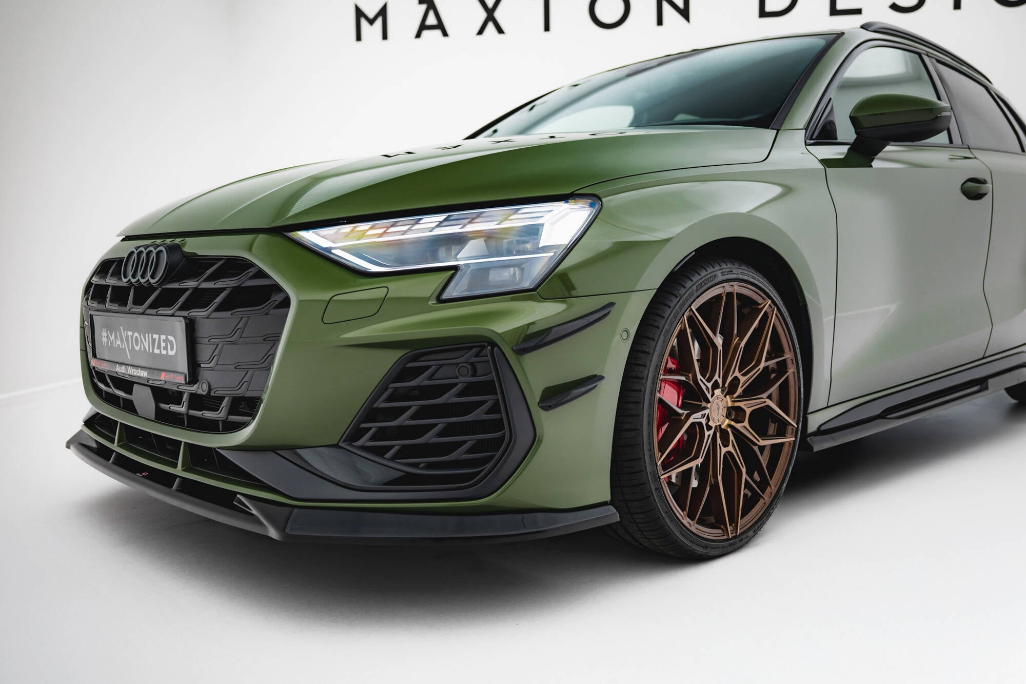 Canards (Deflectores delantero parachoques) Audi S3 Sportback / A3 S-Line Sportback 8Y Facelift
