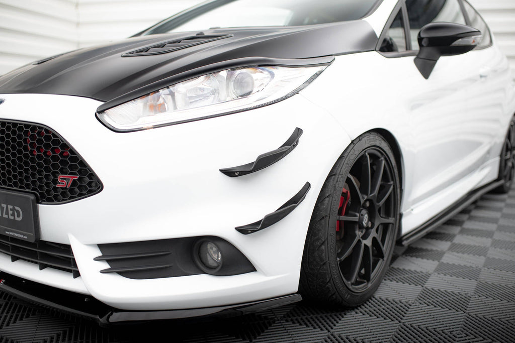 Canards (Front Bumper Deflectors) Ford Fiesta Mk7 ST Facelift