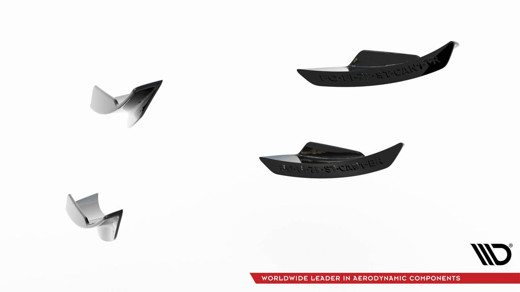 Canards (Front Bumper Deflectors) Ford Fiesta Mk7 ST Facelift