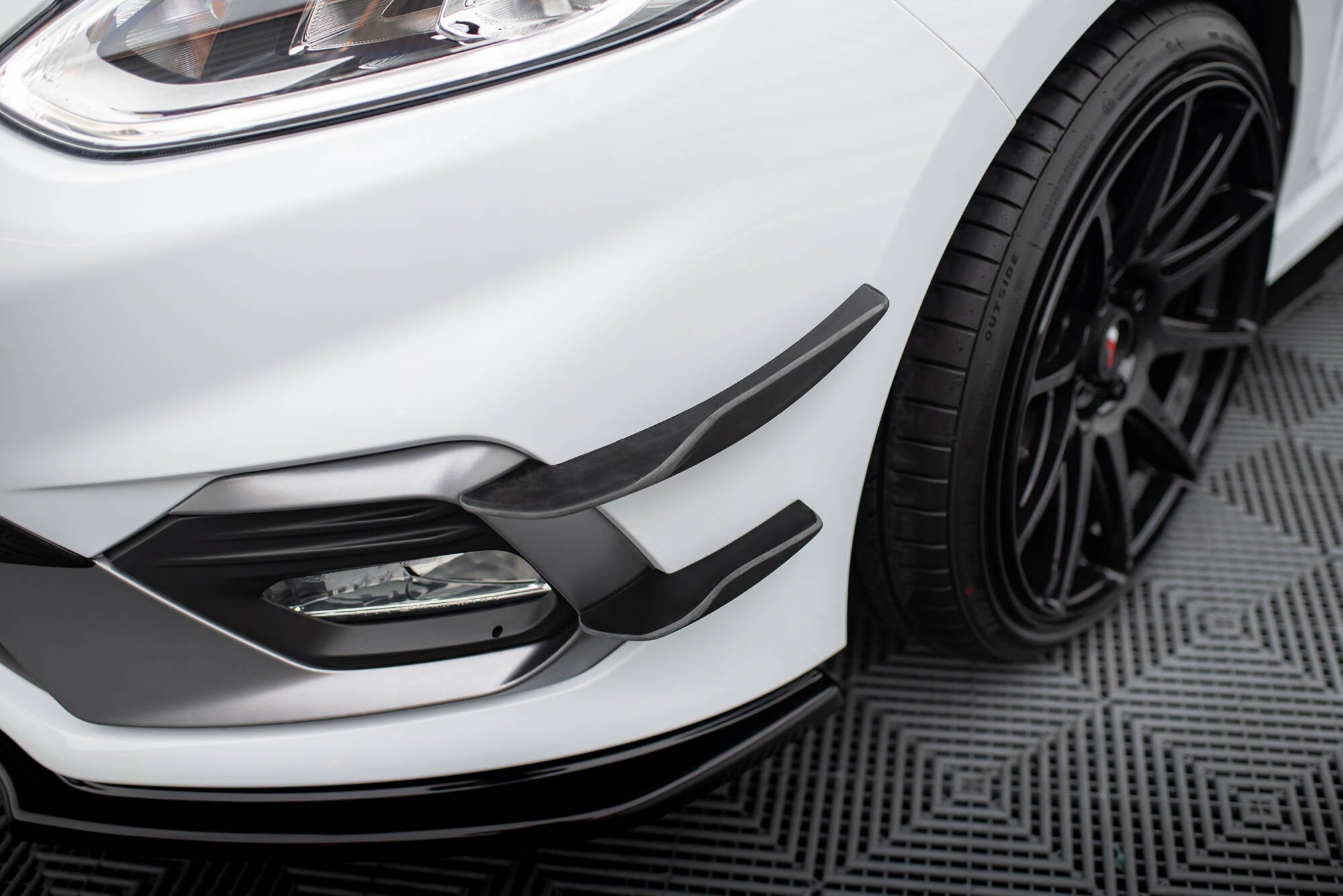 Canards (Deflectores delantero parachoques) V.2 Ford Fiesta Mk8 ST / ST-Line