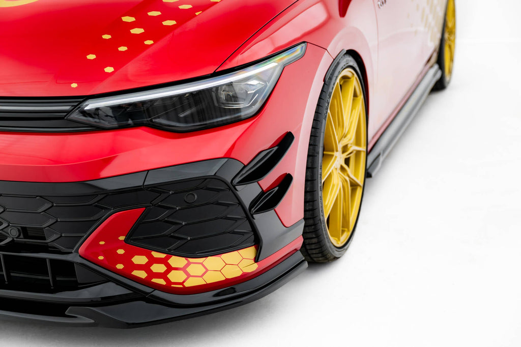 Canards (Deflectores delantero parachoques) Volkswagen Golf GTI Clubsport Mk8 Facelift
