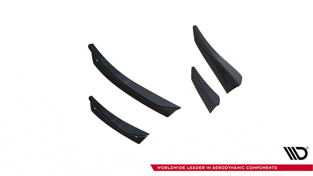 Canards (Front Bumper Deflectors) Volkswagen Golf R Hatchback / Variant Mk8 Facelift