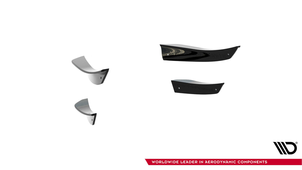 Canards (Front Bumper Deflectors) Volkswagen Golf R Hatchback / Variant Mk8 Facelift