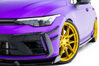 Canards (Front Bumper Deflectors) Volkswagen Golf R Hatchback / Variant Mk8 Facelift