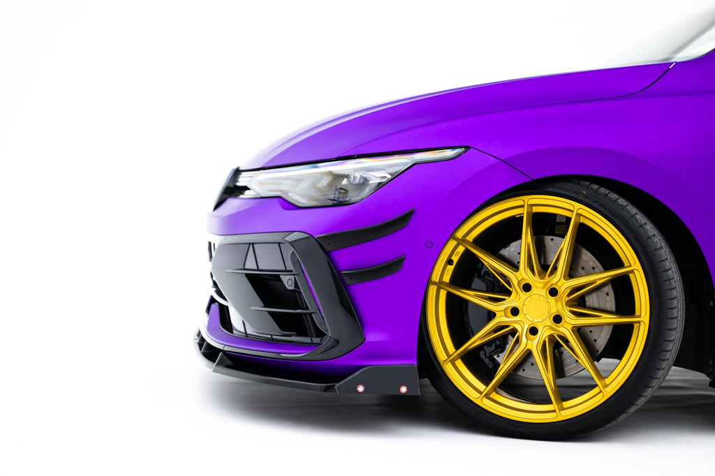 Canards (Front Bumper Deflectors) Volkswagen Golf R Hatchback / Variant Mk8 Facelift