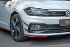 Canards (Deflectores delantero parachoques) Volkswagen Polo GTI Mk6