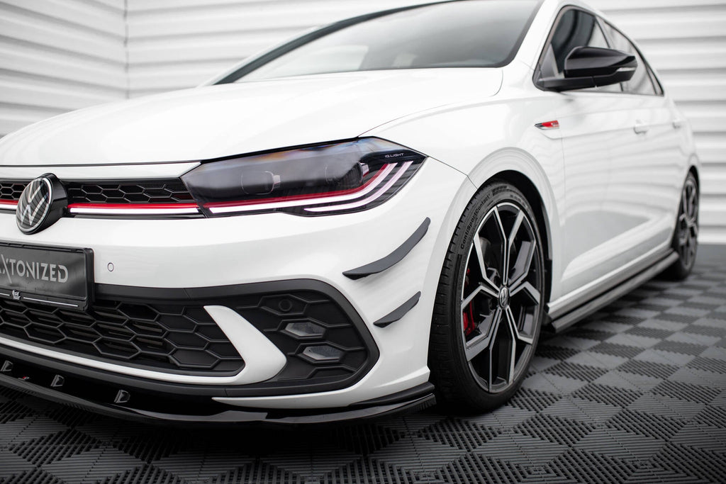 Canards (Deflectores delantero parachoques) Volkswagen Polo GTI Mk6 Facelift