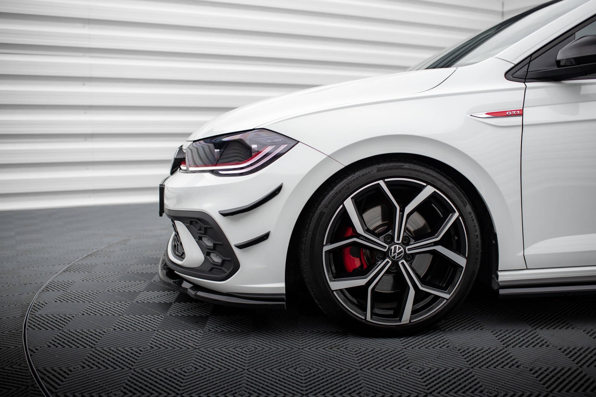 Canards (Deflectores delantero parachoques) Volkswagen Polo GTI Mk6 Facelift
